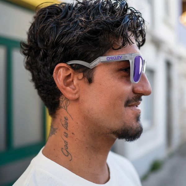 Сонцезахисні окуляри Oakley Frogskins Hybrid Matte Lilac/Clear Prizm Violet 0888392610256 фото