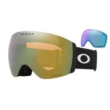 Гірськолижна маска Oakley Flight Deck Pro L Black Prizm Sage Gold & Prizm Iced Iridium 0888392674005 фото