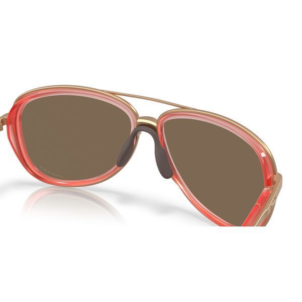Сонцезахисні окуляри Oakley Split Time Matte Translucent Peach Prizm Rose Gold 0888392664679 фото