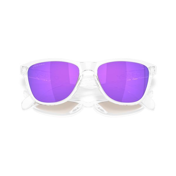 Сонцезахисні окуляри Oakley Frogskins S Polished Clear Prizm Violet 0888392668714 фото