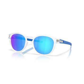 Сонцезахисні окуляри Oakley Latch (Neon Pop Collection) Matte Clear Prizm Sapphire 0888392687777 фото