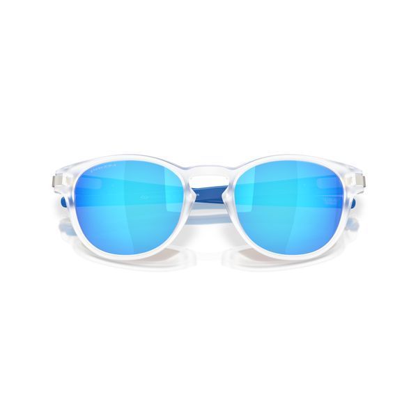 Сонцезахисні окуляри Oakley Latch (Neon Pop Collection) Matte Clear Prizm Sapphire 0888392687777 фото